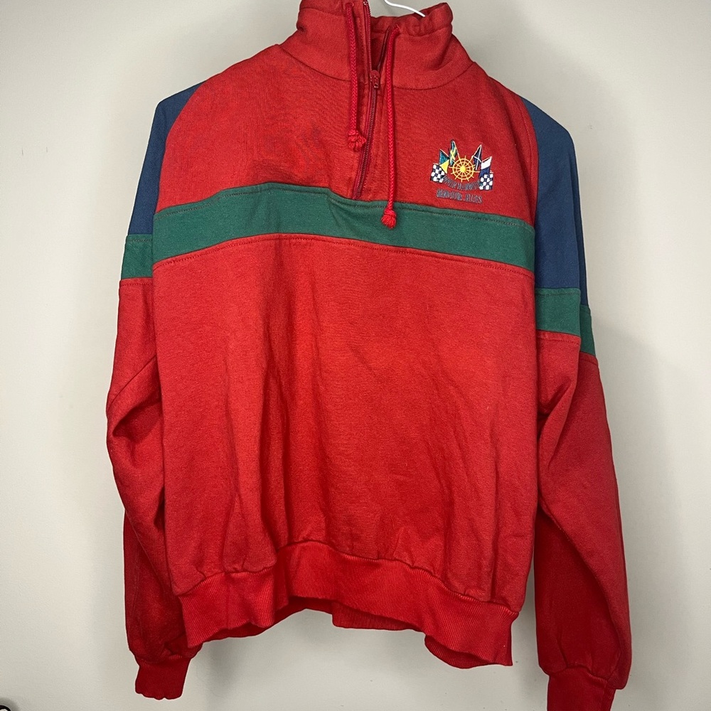Bermuda Color block Quarter-zip